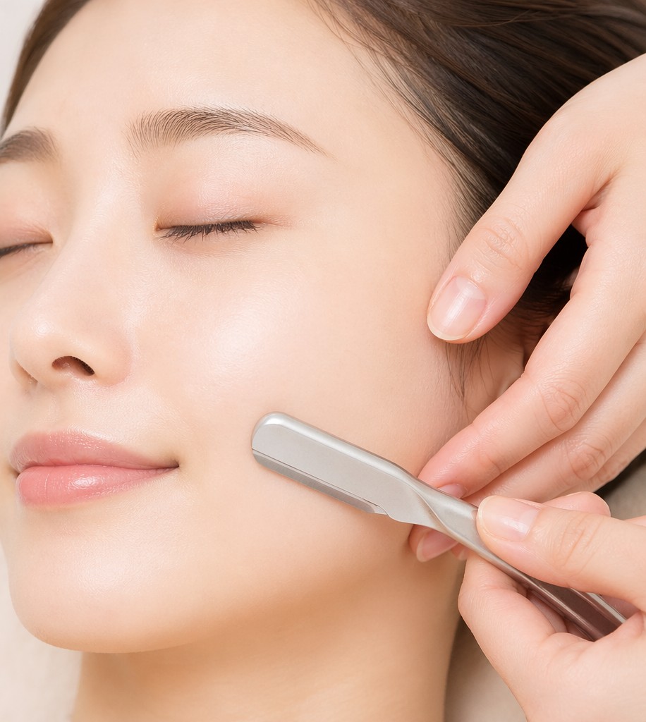 もち肌シェービングの施術イメージ